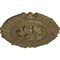 Ekena Millwork Southampton Ceiling Medallion, Hand-Painted Mississippi Mud Crackle, 16 1/2"OD x 2 3/8"P CM16SOMMC - alternate 4